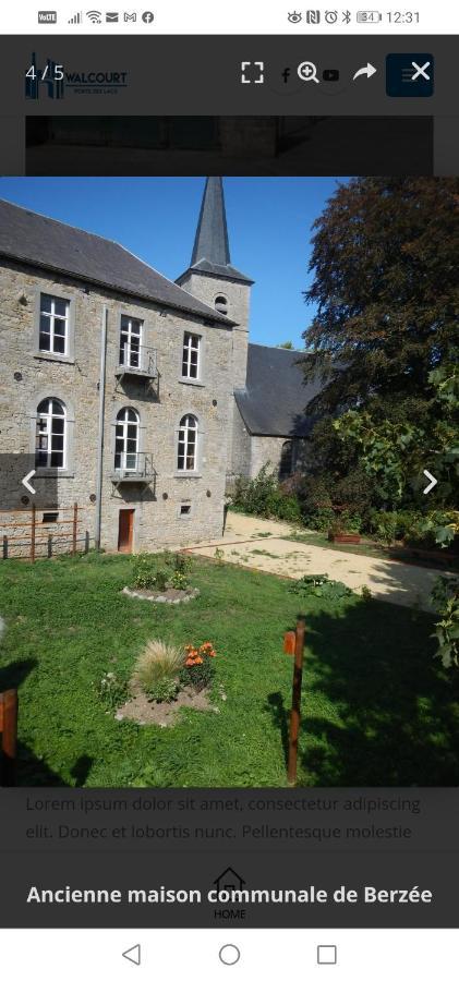 Maison D'Hote Les Notes Endormies Suite Le Refuge Walcourt Exterior foto